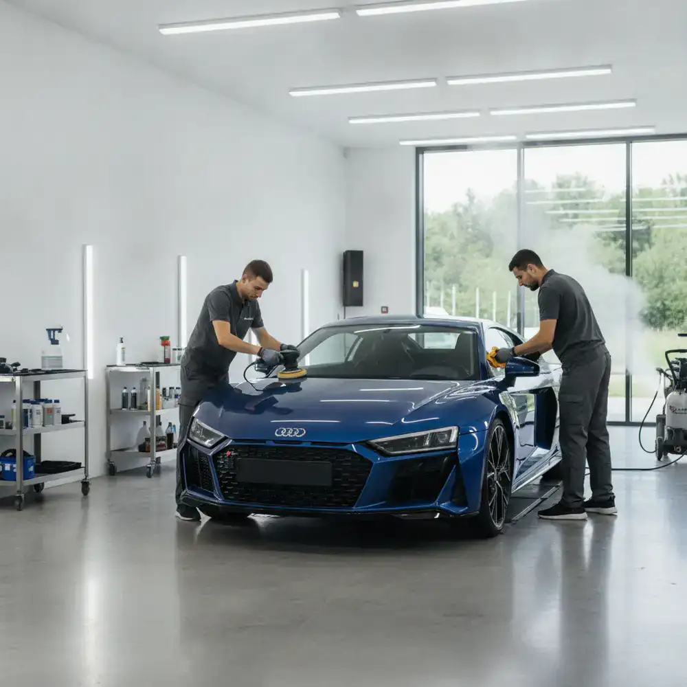 Professional detailing process at ClearService AutoCare