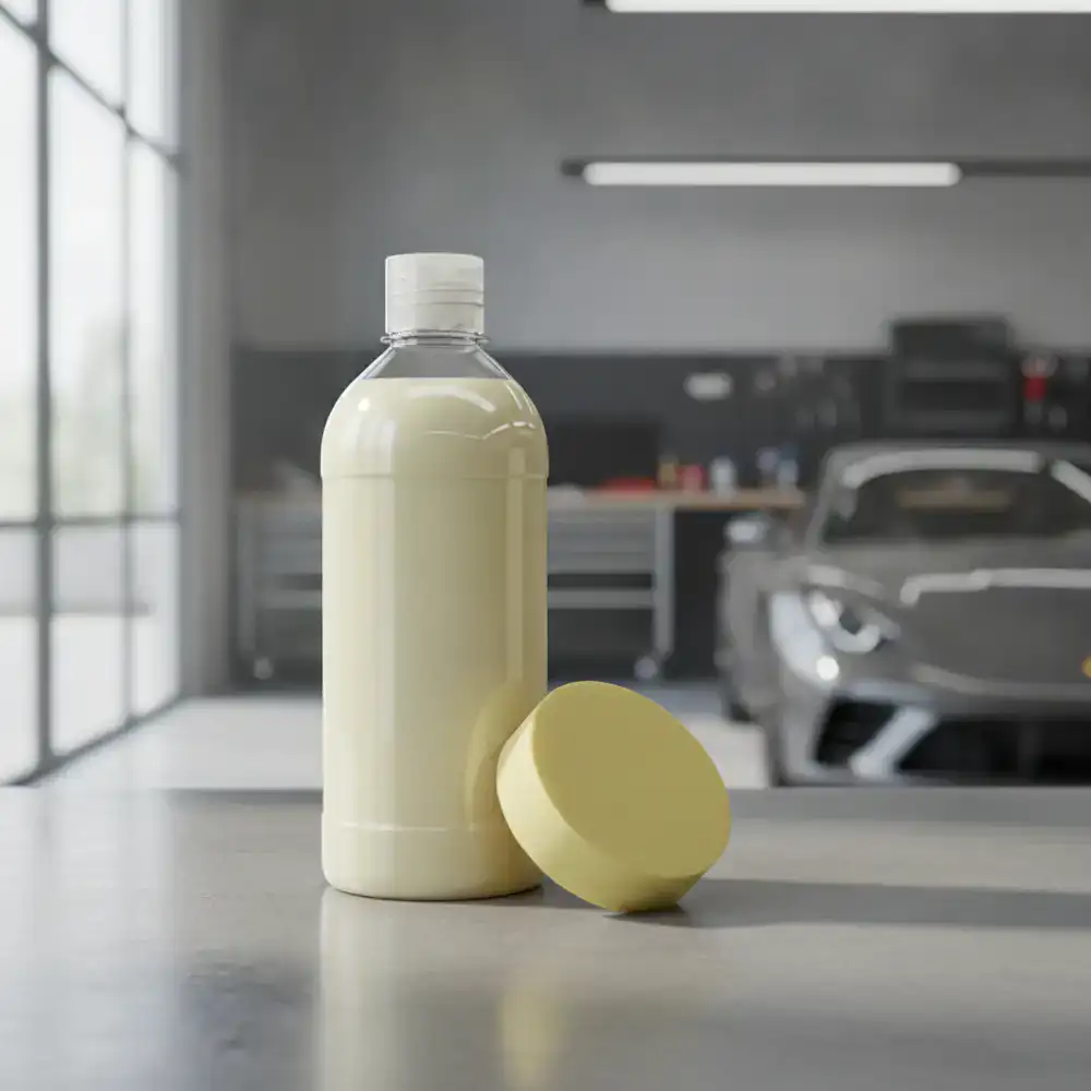 ClearService Carnauba Liquid Wax with yellow applicator pad